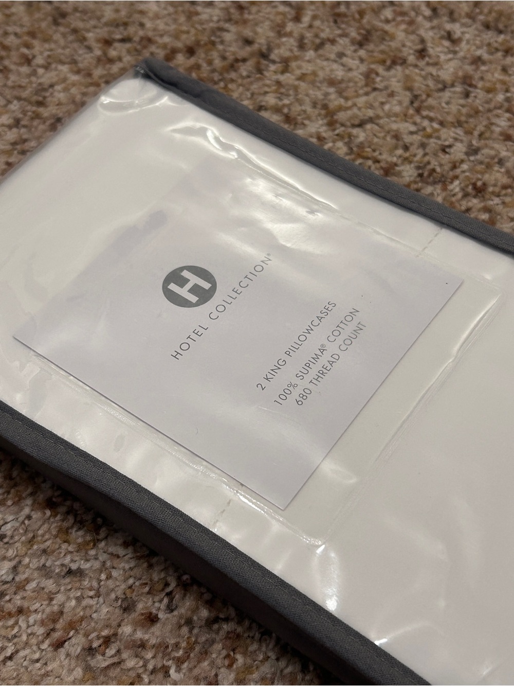 Hotel Collection White King Pillowcases, Brand New (Set of 4) - Picture 2 of 5